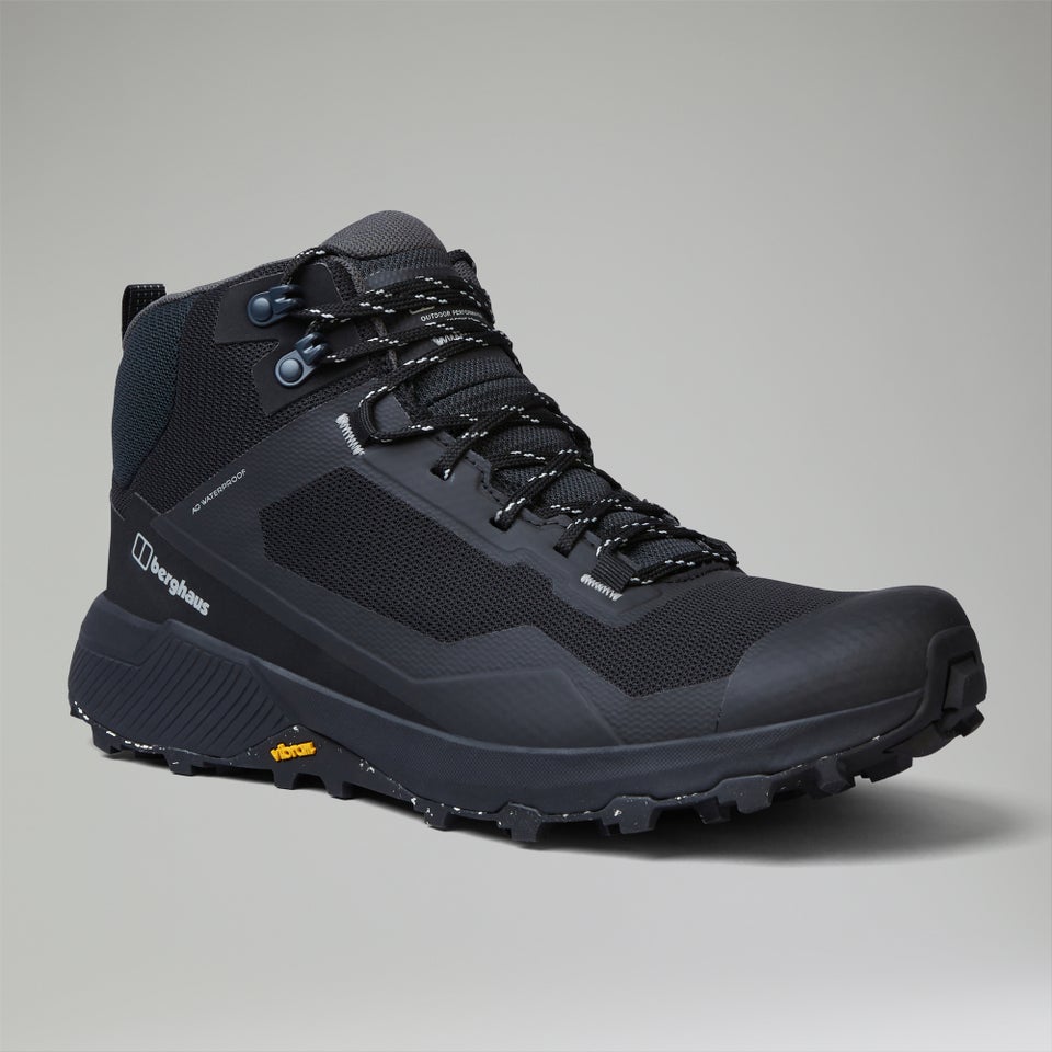Men's Revolute Active Mid Shoe Black/Grey