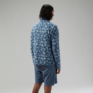 Unisex Prism Printed Trango Half Zip Fleece Blau