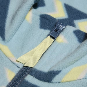 Unisex Prism Printed Trango Half Zip Fleece Blau