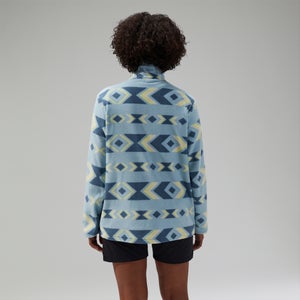 Unisex Prism Printed Trango Half Zip Fleece Blau