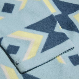 Unisex Prism Printed Trango Half Zip Fleece Blau