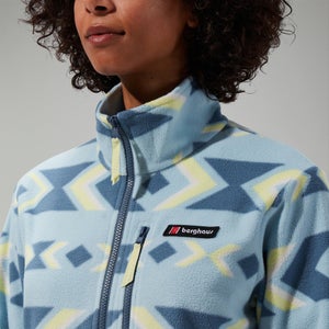 Unisex Prism Printed Trango Half Zip Fleece Blau