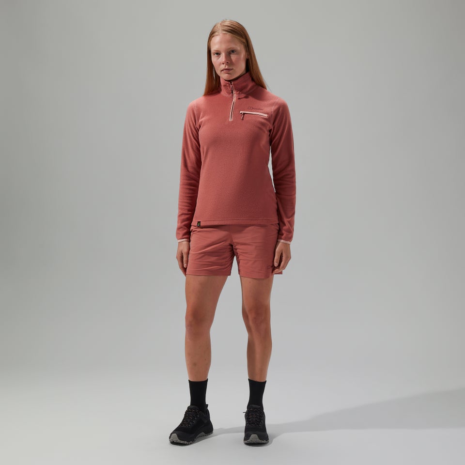 Women's Prism 2.0 Micro Half Zip Polartec Fleece Pink