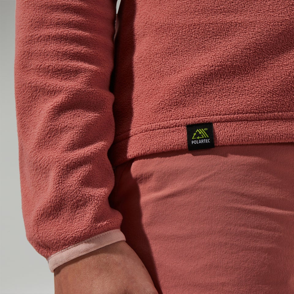 Women's Prism 2.0 Micro Half Zip Polartec Fleece Pink