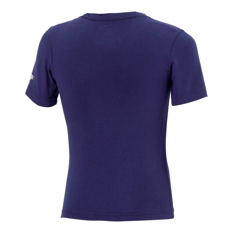 T-shirt manches courtes pour jeunes unisexe, bleu marine