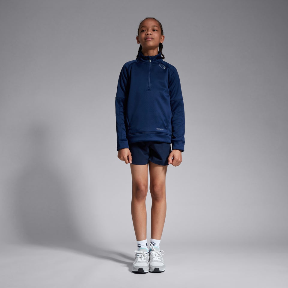 CANTERBURY 1/2 ZIP THERMOREG FLEECE K JU BLUE
