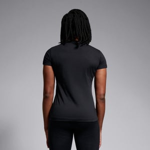 CANTERBURY SMALL LOGO COTTON TEE W AF BLACK