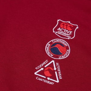 CANTERBURY OVERSIZE HOODY AM RED