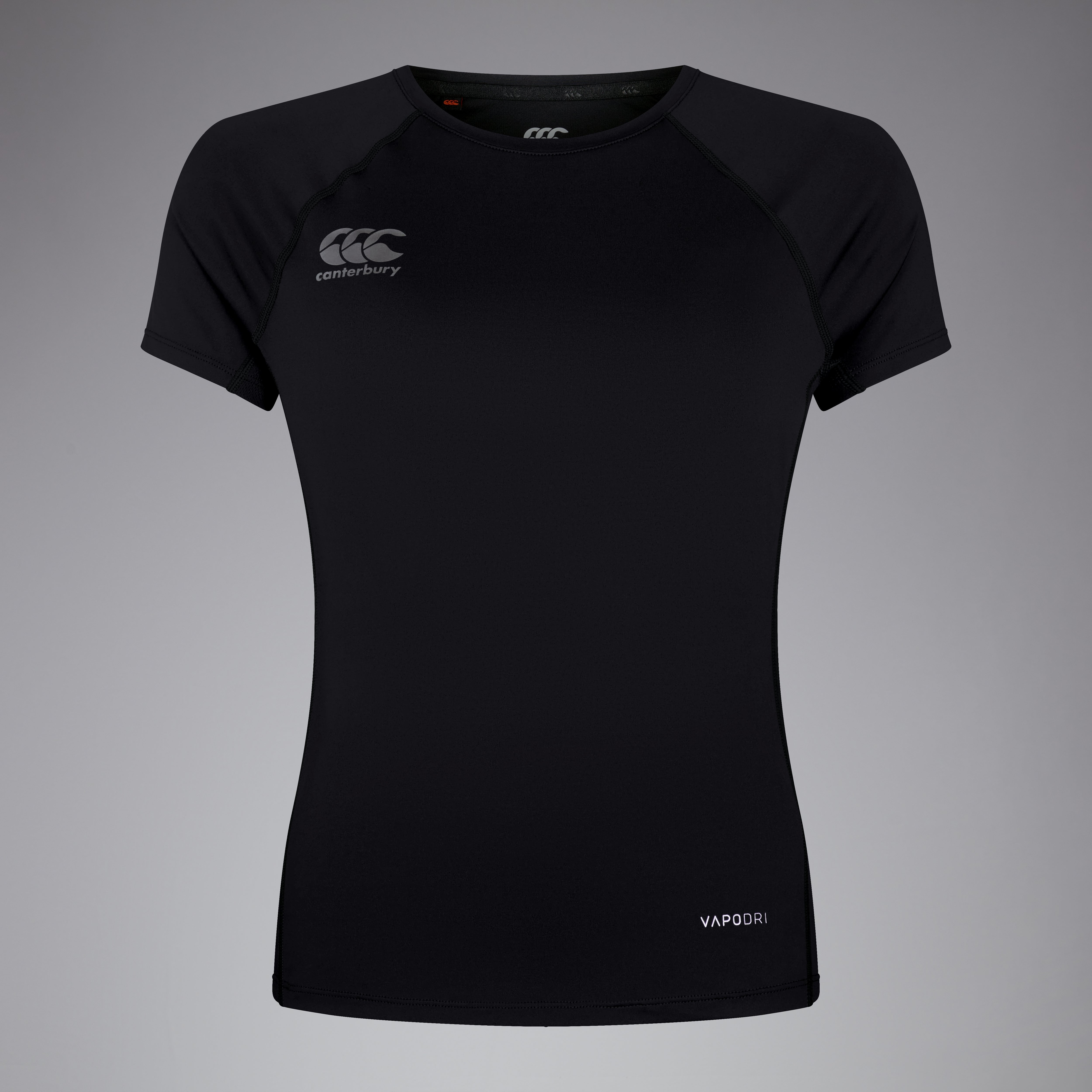 Womens Superlight Short Sleeve Tee Black | Canterbury
