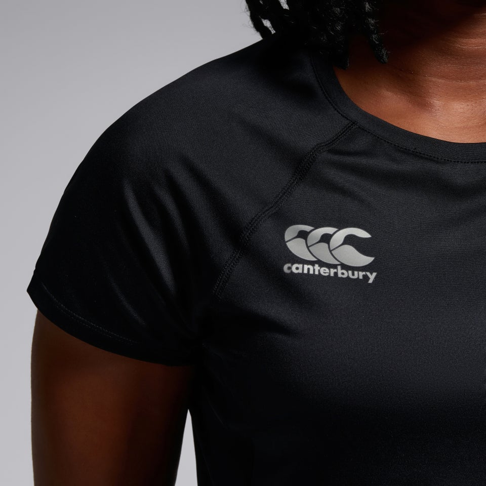 CANTERBURY SUPERLIGHT SS TEE W AF BLACK