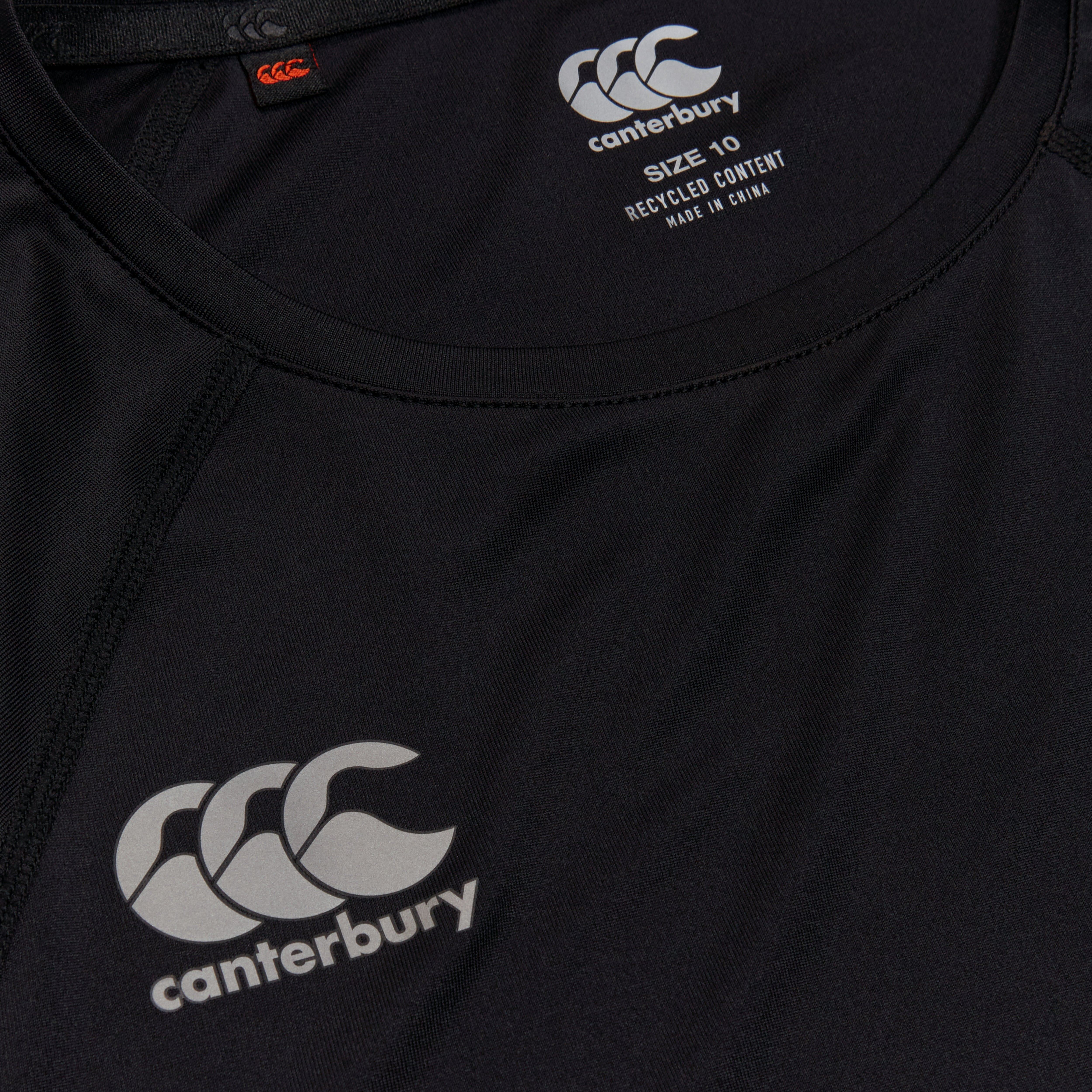 Womens Superlight Short Sleeve Tee Black | Canterbury