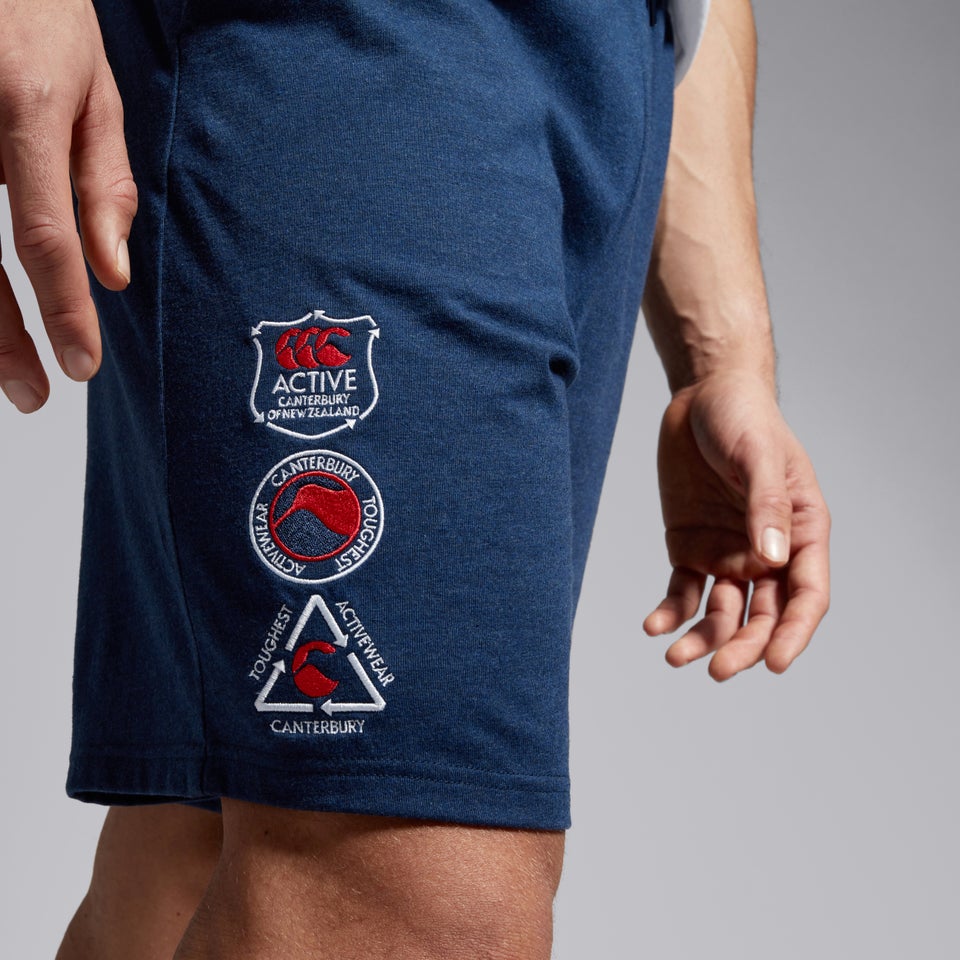 Adult Unisex Vapodri Cotton Short Blue