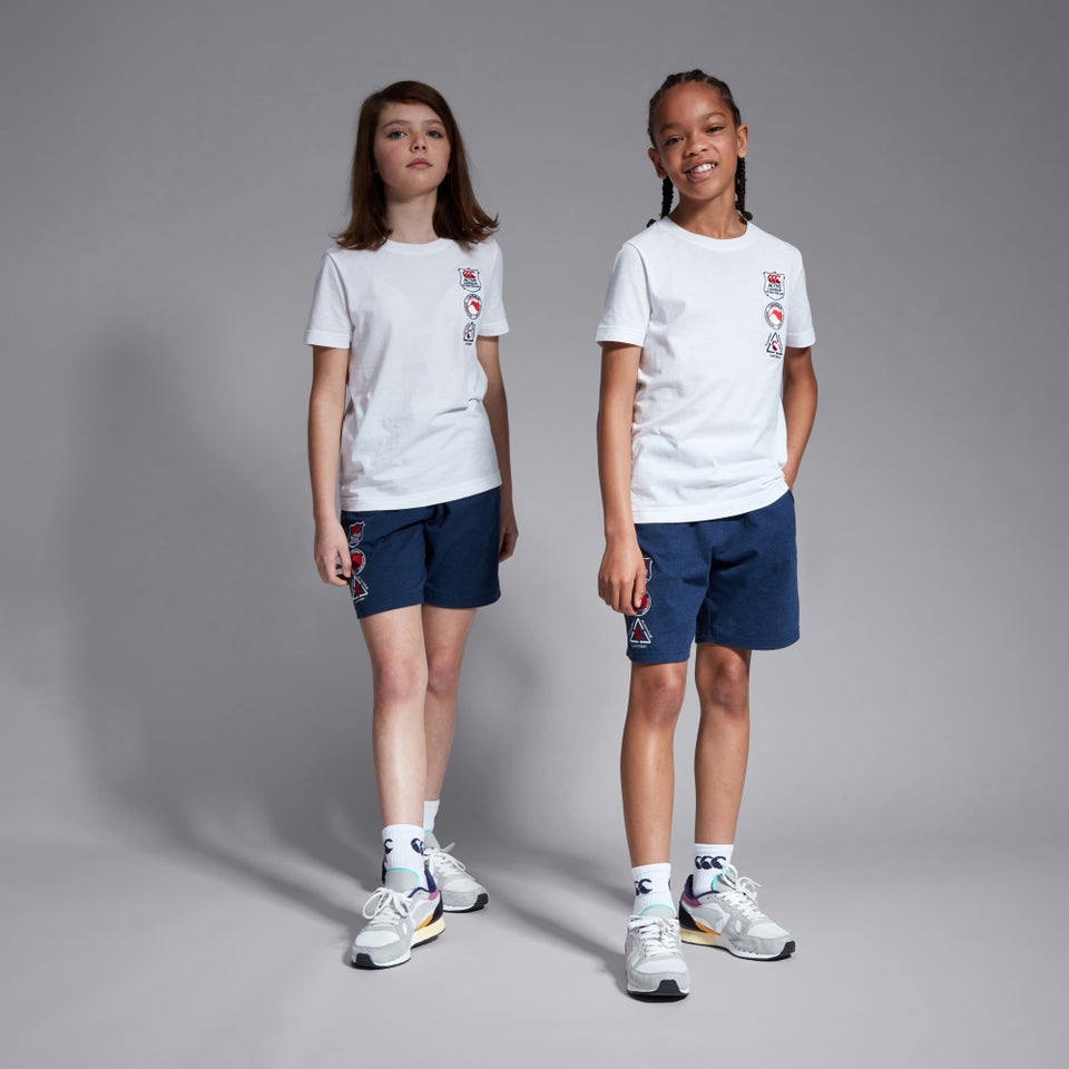 CANTERBURY COTTON SHORT K JU BLUE