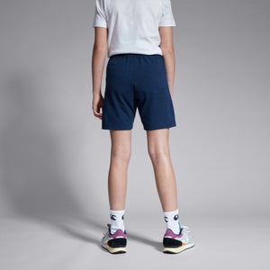 Junior Unisex Cotton Short Blue