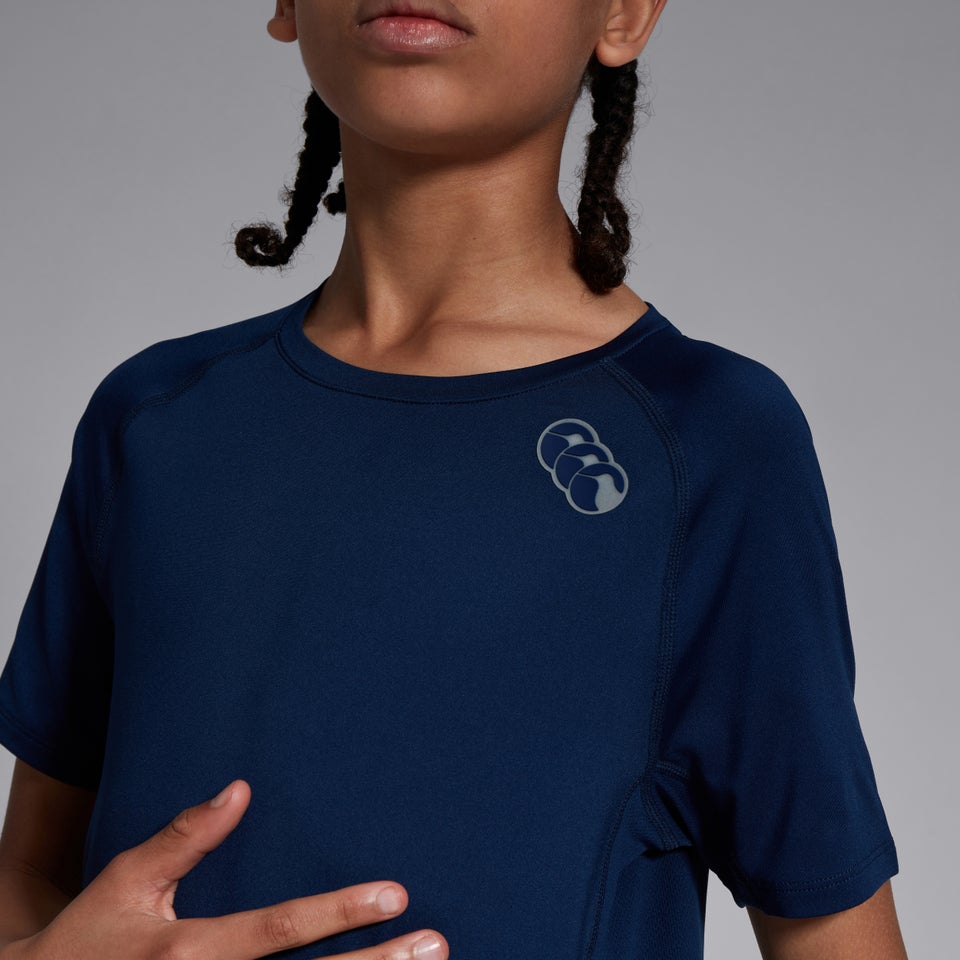 Junior Unisex Superlight Short Sleeve Tee Blue