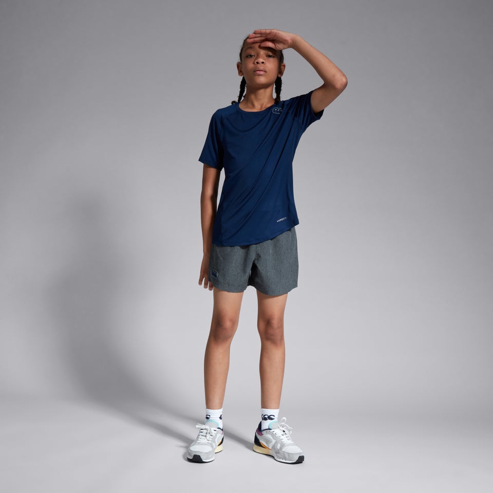 Junior Unisex Woven Short Grey