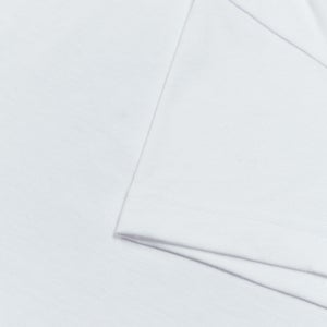 Womens Small Logo Cotton Tee White