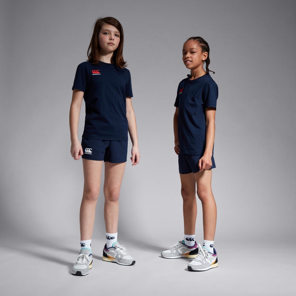 Junior Unisex Woven Short Navy