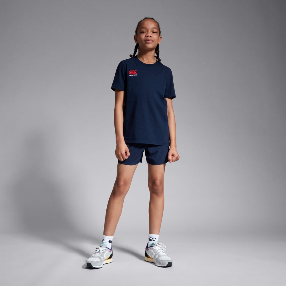 Junior Unisex Woven Short Navy