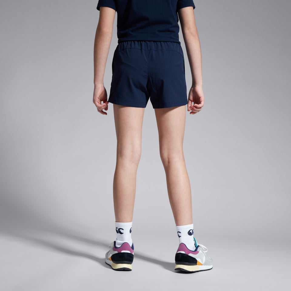 Junior Unisex Woven Short Navy