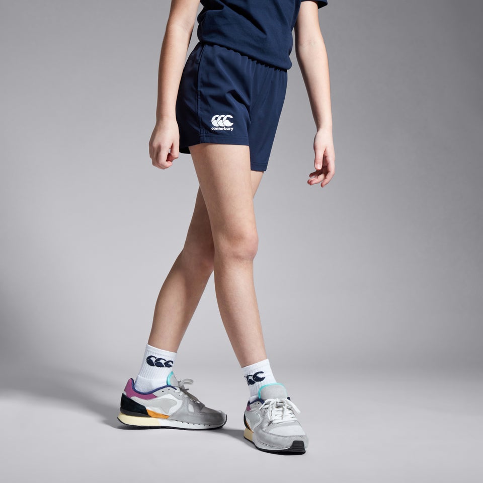 Junior Unisex Woven Short Navy