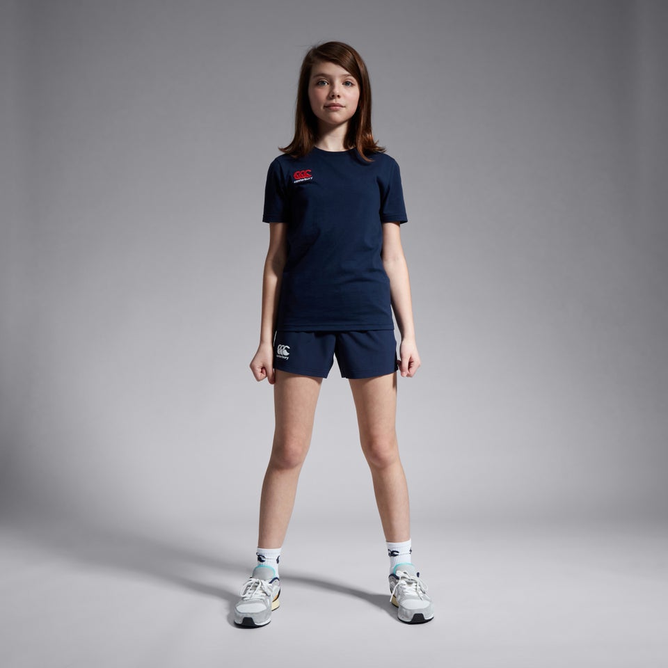 Junior Unisex Woven Short Navy