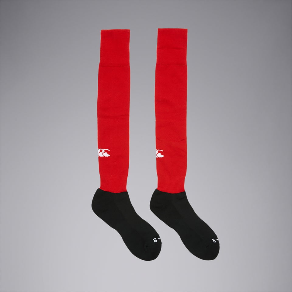 CANTERBURY CLUB SOCK FLAG RED