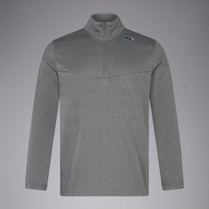 Mens Quarter Zip Fleece Grey