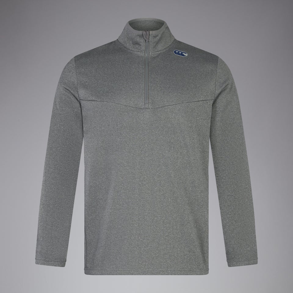CANTERBURY QUARTER ZIP FLEECE AM GREY