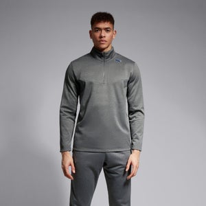 CANTERBURY QUARTER ZIP FLEECE AM GREY - S