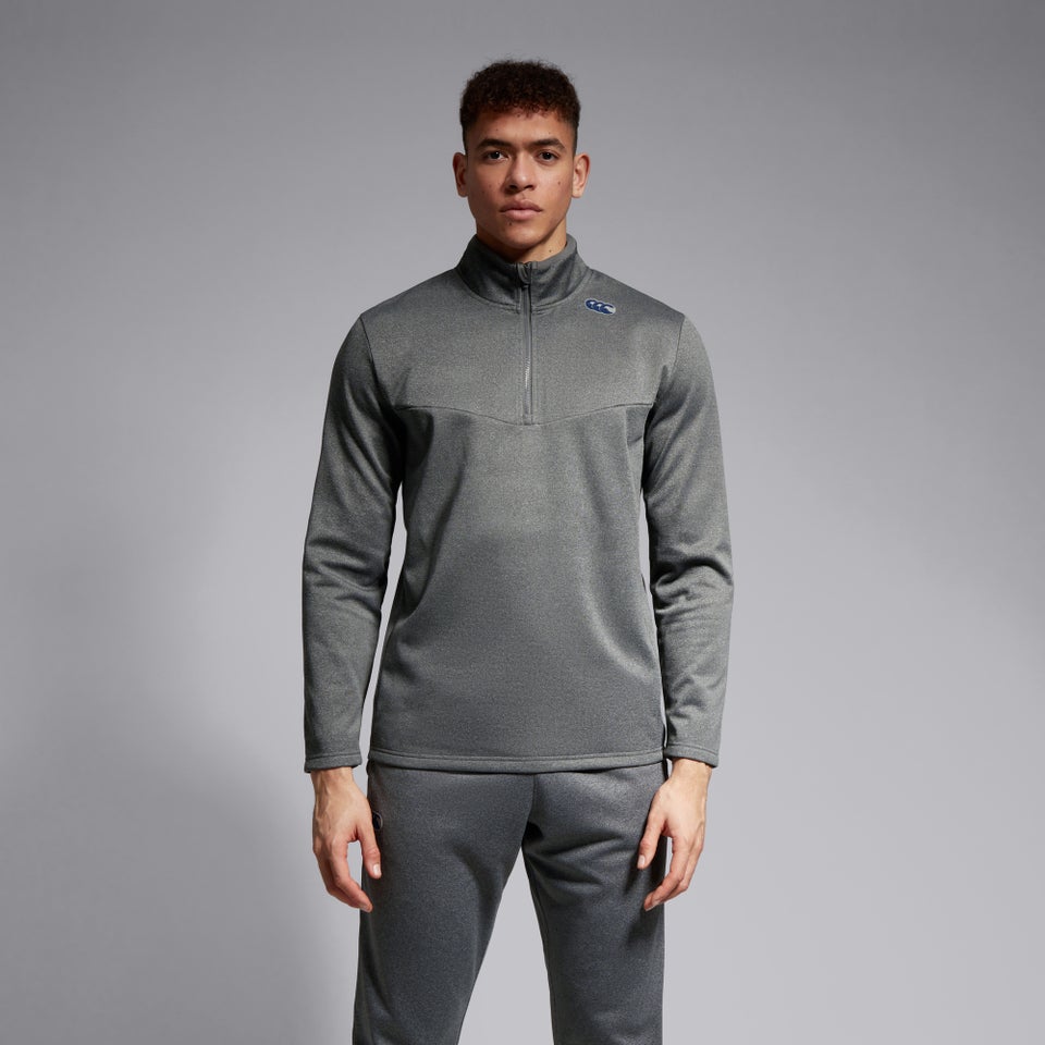 CANTERBURY QUARTER ZIP FLEECE AM GREY