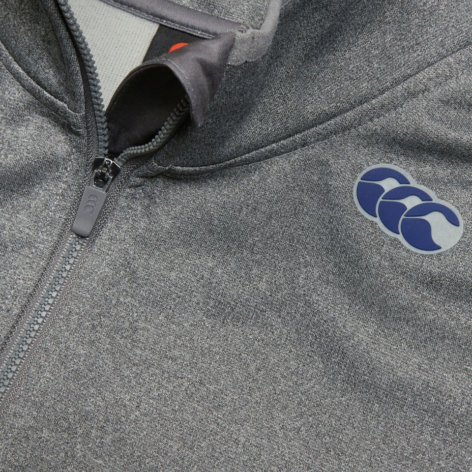CANTERBURY QUARTER ZIP FLEECE AM GREY