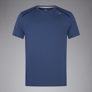 CANTERBURY COTTON/POLY SS TRAINING TEE AM BLUE