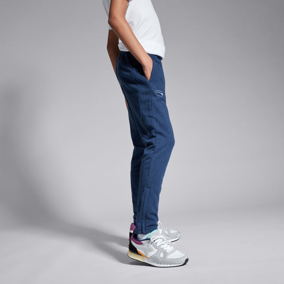 Junior Unisex Printed Panel Pant Blue