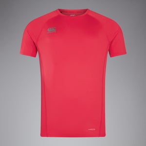 CANTERBURY SMALL LOGO SUPERLIGHT TEE AM RED