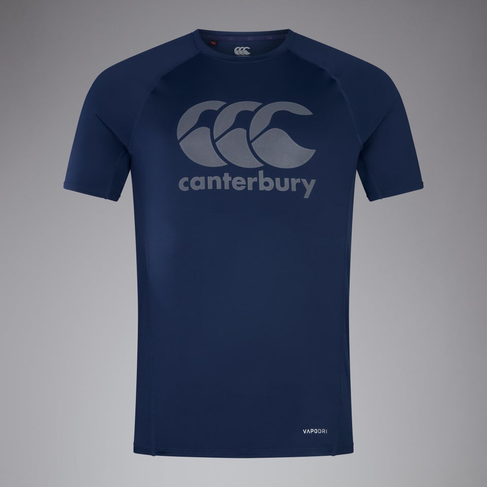 CANTERBURY LARGE LOGO SUPERLIGHT TEE AM NAVY