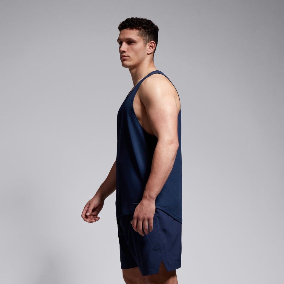 Mens Superlight Singlet Navy