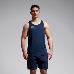 MENS SUPERLIGHT SINGLET NAVY - M