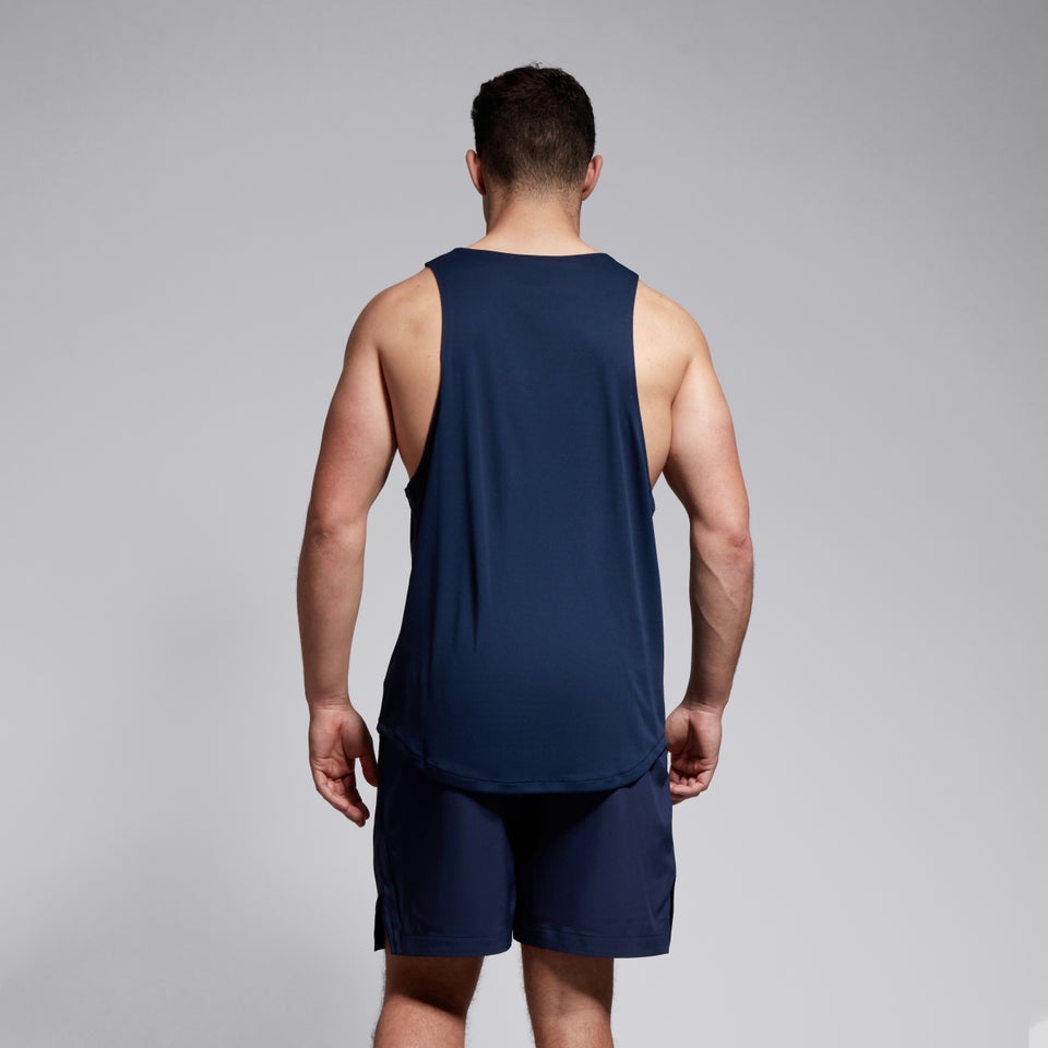 Mens Superlight Singlet Navy
