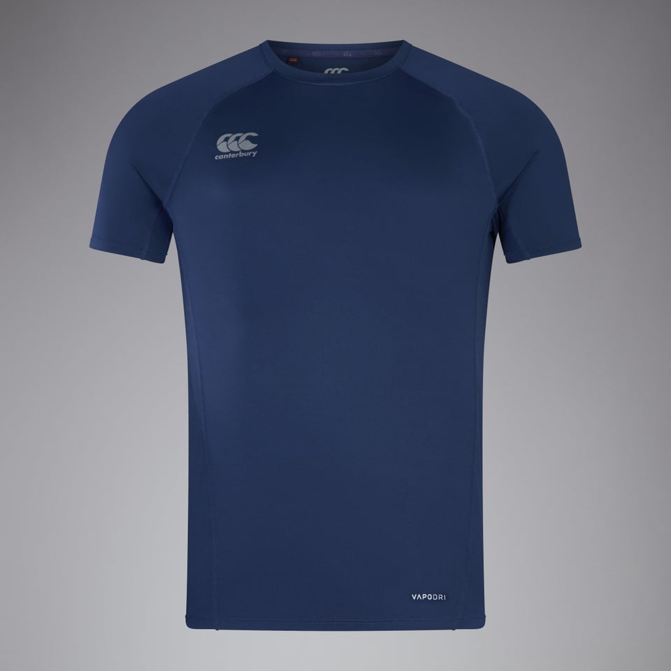 Mens Small Logo Superlight Tee Navy