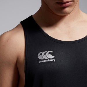 CANTERBURY SUPERLIGHT SINGLET AM BLACK