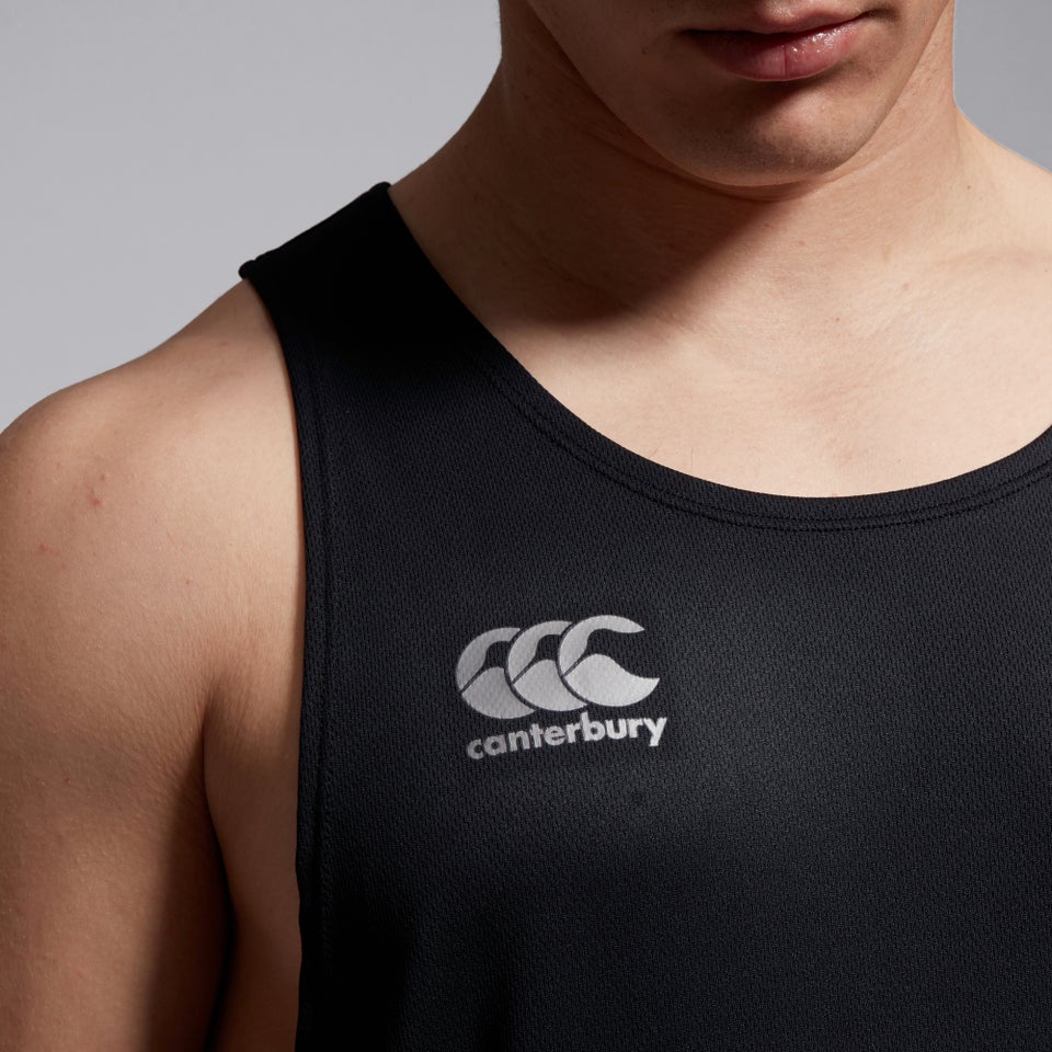 CANTERBURY SUPERLIGHT SINGLET AM BLACK