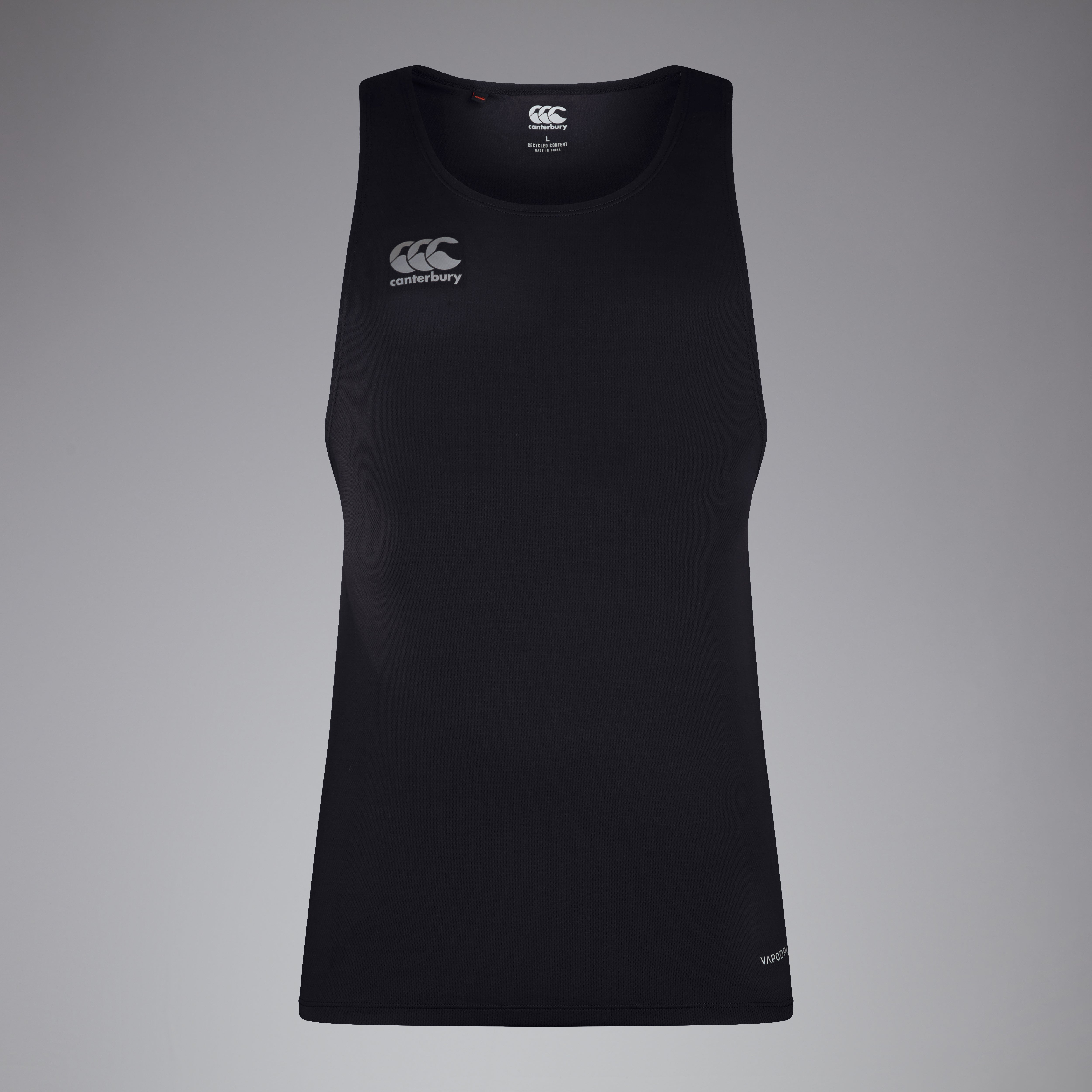 Canterbury 半袖L Mens Superlight Singlet Black | Canterbury