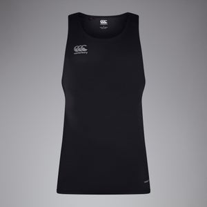 CANTERBURY SUPERLIGHT SINGLET AM BLACK
