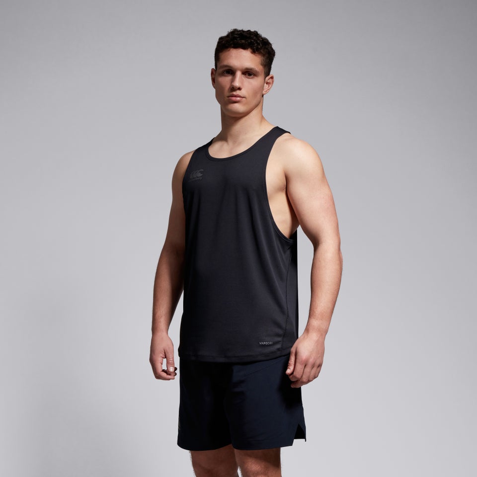 CANTERBURY SUPERLIGHT SINGLET AM BLACK