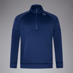 Mens 1/2 Zip Thermoreg Fleece Blue