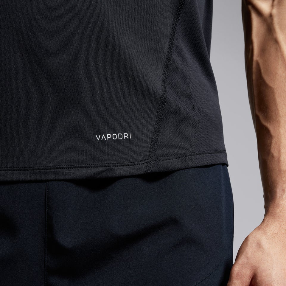 CANTERBURY LARGE LOGO SUPERLIGHT TEE AM BLACK