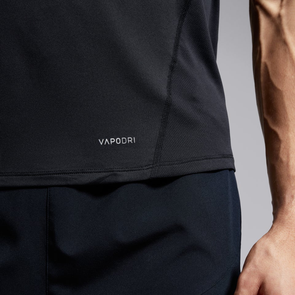 Mens Large Logo Superlight Tee Black