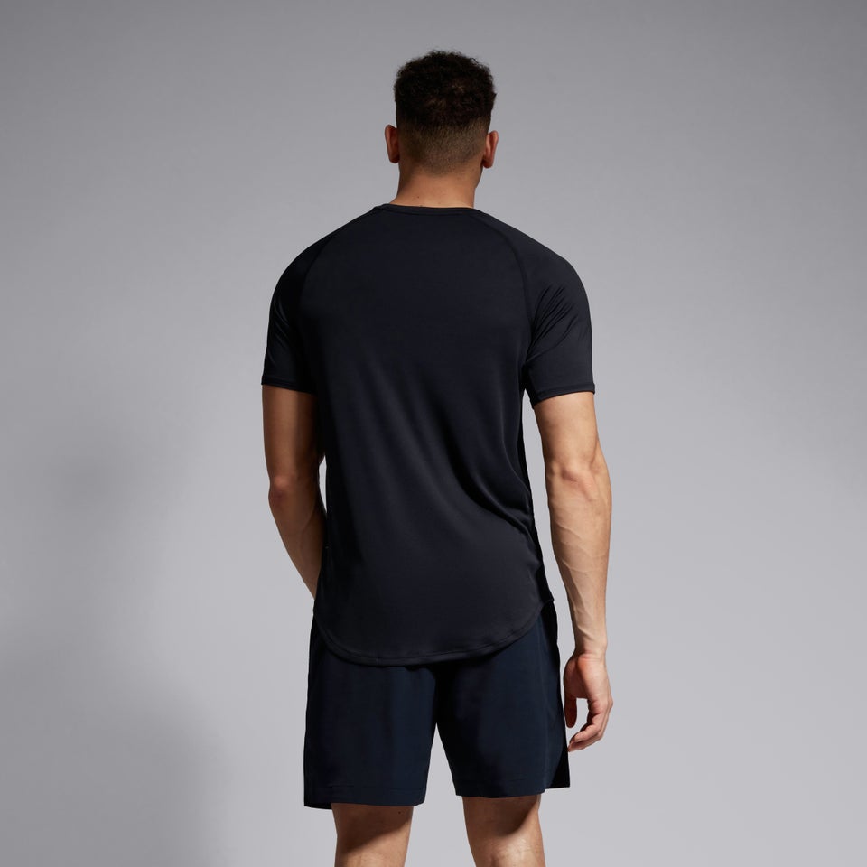 Mens Large Logo Superlight Tee Black