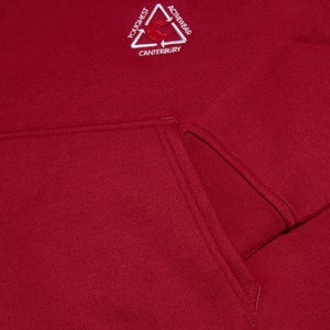 Junior Unisex Overhead Hoody Red